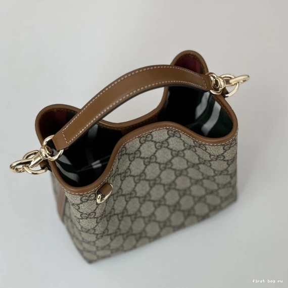 First bag ru GG bag Emblem Gucci bucket mini 0714